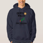 Crypto Bitcoin Chart Whisperer Trader Hoodie (Voorkant)