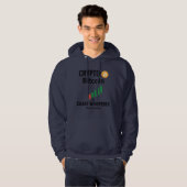 Crypto Bitcoin Chart Whisperer Trader Hoodie (Voorkant volledig)