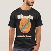 Crypto Bitcoin Not Financial Advice Blockchain Fan T-shirt (Voorkant)