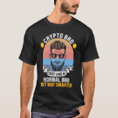 Crypto Bro Bitcoin BTC Definitie net als Norma T-shirt (Voorkant)