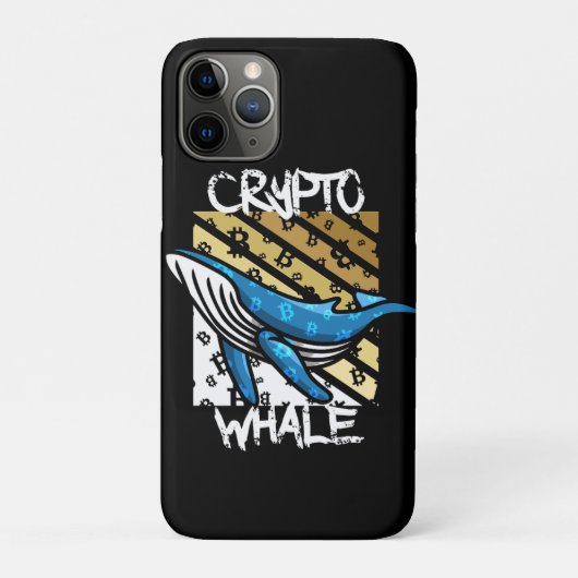 Crypto BTC Whale - Crypto munt Case-Mate iPhone Case (Achterkant)