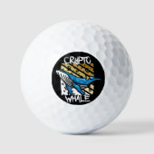 Crypto BTC Whale - Crypto munt Golfballen (Voorkant)
