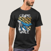 Crypto BTC Whale - Crypto munt T-shirt (Voorkant)