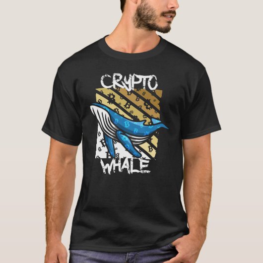 Crypto BTC Whale - Crypto munt T-shirt (Voorkant)