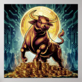 Crypto Bull Poster (Voorkant)