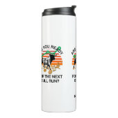 CRYPTO BULL RUN Bitcoin Ben je klaar Thermosbeker (Gedraaid links)