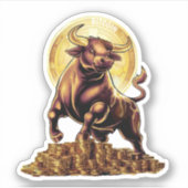 Crypto Bull Sticker (Voorkant)