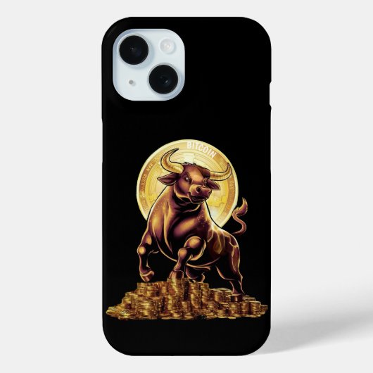 Crypto Bull Telefoon Case (Achterkant)