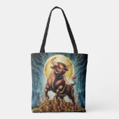 Crypto Bull Tote Bag (Achterkant)