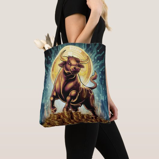 Crypto Bull Tote Bag (Dichtbij)