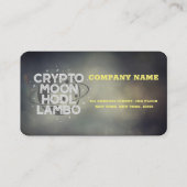 Crypto Business Card Visitekaartje (Achterkant)