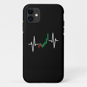 Crypto Candlestick Heartbeat EKG: Trading & Invest Case-Mate iPhone Case