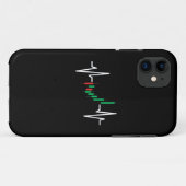 Crypto Candlestick Heartbeat EKG: Trading & Invest Case-Mate iPhone Case (Achterkant (horizontaal))