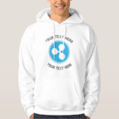 crypto  coin editable quote hoodie (Voorkant)