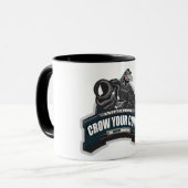 Crypto Crow Coffee-Mok Mok (Voorkant links)