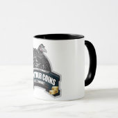 Crypto Crow Coffee-Mok Mok (Voorkant rechts)