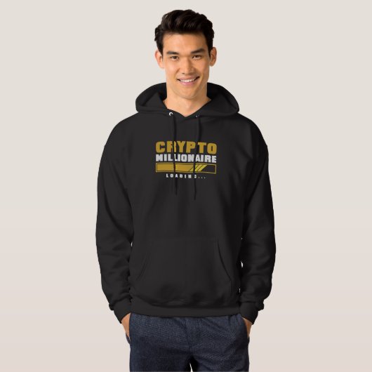 Crypto  Crypto Millionaire Loading Hoodie (Voorkant volledig)