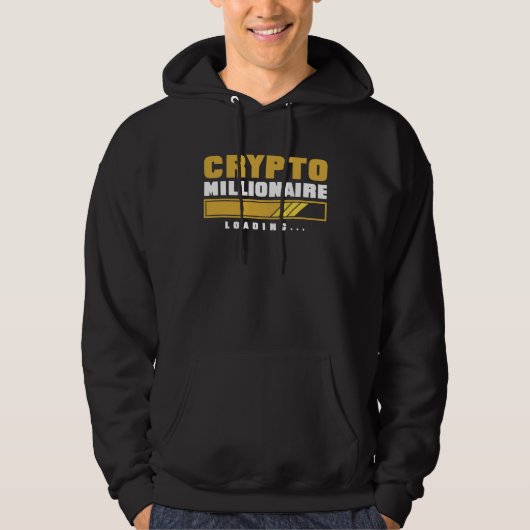 Crypto  Crypto Millionaire Loading Hoodie (Voorkant)