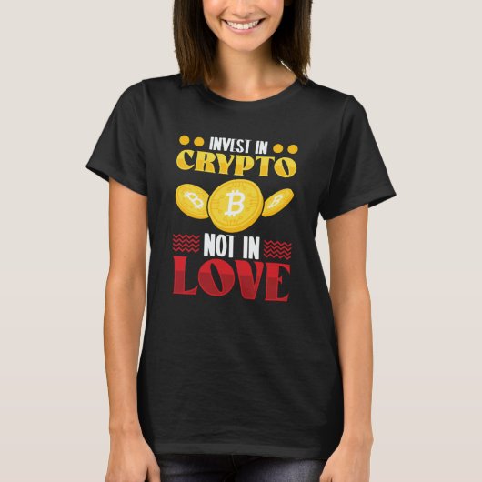 Crypto Cryptocurrency Blockchain Trader Finance T-shirt (Voorkant)