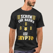 Crypto  Cryptocurrency Blockchain Trader Finance   T-shirt (Voorkant)