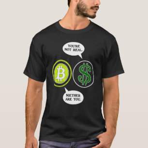 Crypto Currency and Old Fashioned Dollar existenti T-shirt