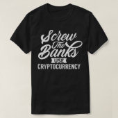 Crypto Currency Blockchain Cryptos Cryptocurrency T-shirt (Design voorkant)