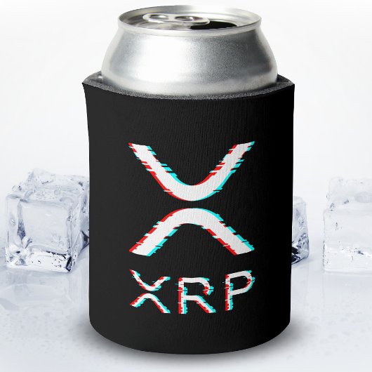 Crypto Currency XRP Glitch Cryptocurrency Meme Blikjeskoeler