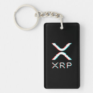 Crypto Currency XRP Glitch Cryptocurrency Meme Sleutelhanger