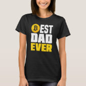 Crypto Dad Best Dad Ever   Crypto Bitcoin T-shirt (Voorkant)