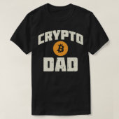 Crypto Dad Bitcoin BTC Cryptocurrency Day Trader D T-shirt (Design voorkant)