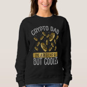 Crypto Dad Cryptocurrency Blockchain Trader Best D Trui (Voorkant)