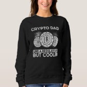 Crypto Dad Cryptocurrency Blockchain Trader Best D Trui (Voorkant)