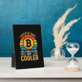 Crypto Dad Retro Sunset Fotoplaat (Zijkant)
