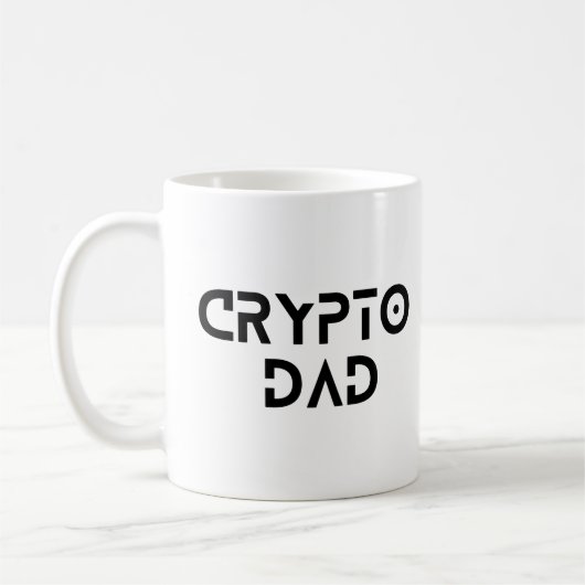 Crypto Dad Trader Bitcoin HODL Vaderdag Koffiemok (Links)