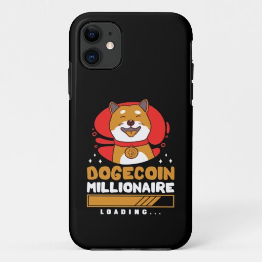 Crypto DogeCoin Miljonair Laden Case-Mate iPhone Case (Achterkant)