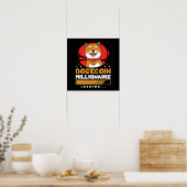 Crypto DogeCoin Miljonair Laden Poster (Keuken)