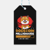 Crypto DogeCoin Millionaire Loading Cadeaulabel (Voorkant)