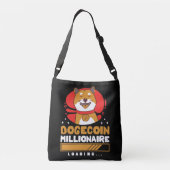 Crypto DogeCoin Millionaire Loading Crossbody Tas (Achterkant)