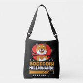 Crypto DogeCoin Millionaire Loading Crossbody Tas (Voorkant)