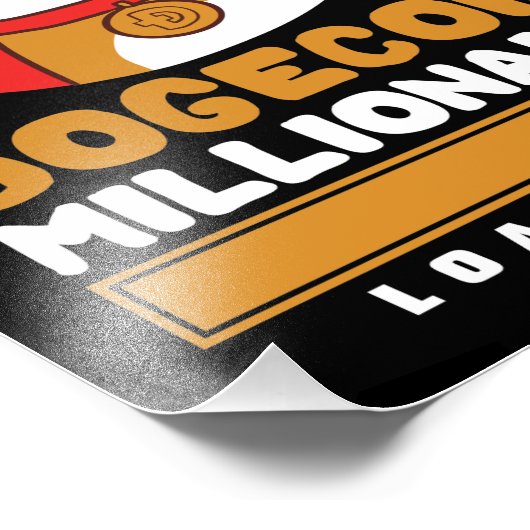 Crypto DogeCoin Millionaire Loading Foto Afdruk (Hoek)