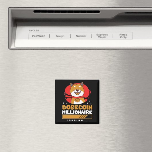 Crypto DogeCoin Millionaire Loading Magneet (Insitu (Vaatwasser))