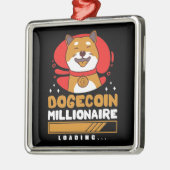 Crypto DogeCoin Millionaire Loading Metalen Ornament (Links)