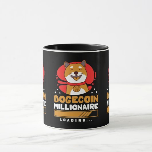 Crypto DogeCoin Millionaire Loading Mok (Midden)