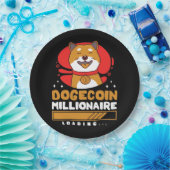 Crypto DogeCoin Millionaire Loading Papieren Bordje (Feest)