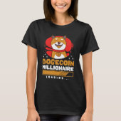 Crypto DogeCoin Millionaire Loading T-shirt (Voorkant)