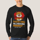 Crypto DogeCoin Millionaire Loading T-shirt (Voorkant)