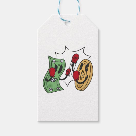 Crypto Fight Club Cadeaulabel (Voorkant)