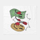 Crypto Fight Club Fleece Deken (Voorkant (Horizontaal))