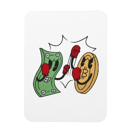 Crypto Fight Club Magneet (Verticaal)