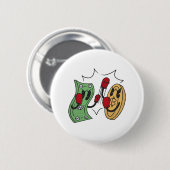 Crypto Fight Club Ronde Button 5,7 Cm (Voorkant /achterkant)